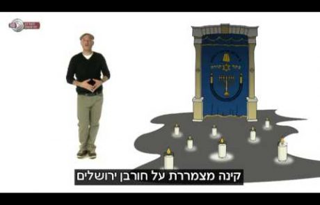 על ט' באב כיום צום- סרטון אנימציה